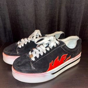 Delia*s Blazing Cosmic Kick Skater Sneakers
